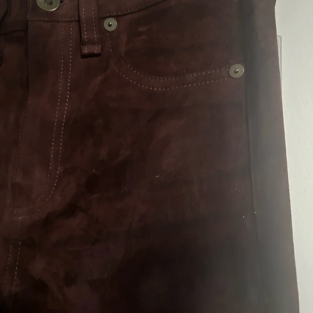 Rag & Bone 100% Lambskin Leather Skinny Pant Size 25 - Picture 4 of 13